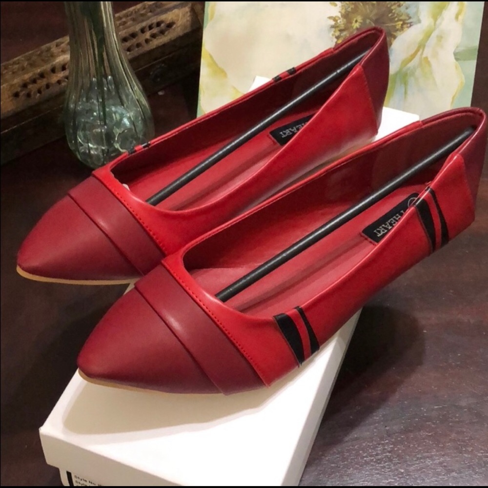 Red Crayon Flats by I Heart
